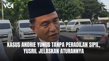 Le cas Andrie Yunus sans impliquer la justice civile, Yusril Ihza Mahendra explique la règle