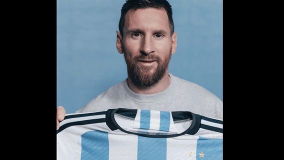 Jersey Lionel Messi di Putaran Final Piala Dunia 2022 Terjual Rp120 Miliar