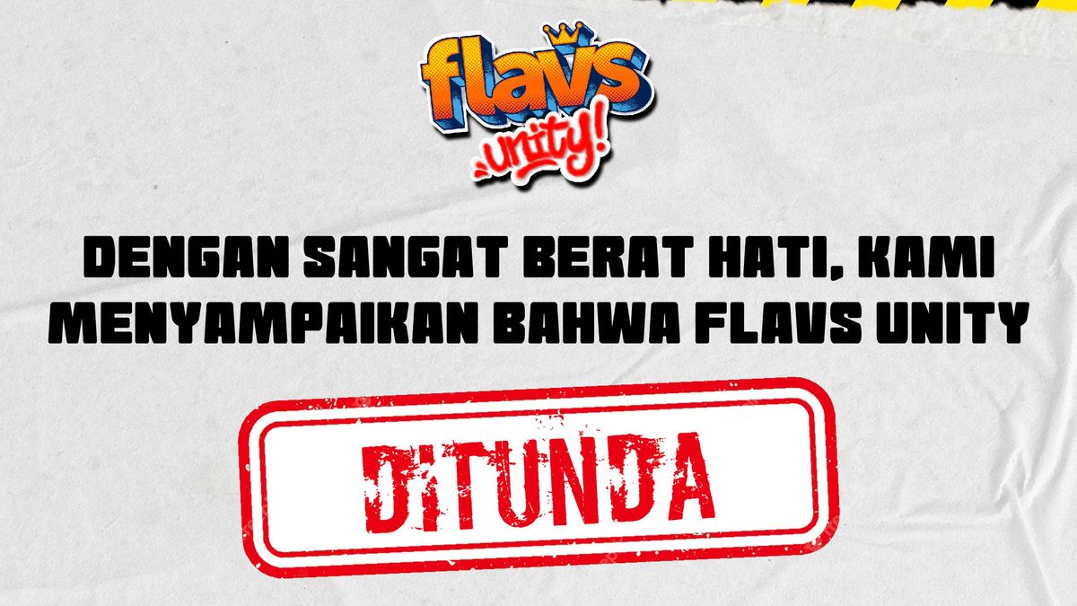 FLAVS 2023 Ditunda ke Oktober, Jadwal Refund Tiket Segera Diumumkan