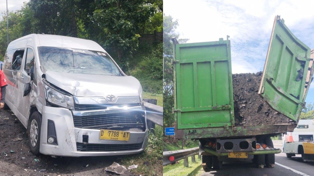 Kecelakaan Beruntun di Tol Cipularang, 2 Orang Luka-luka