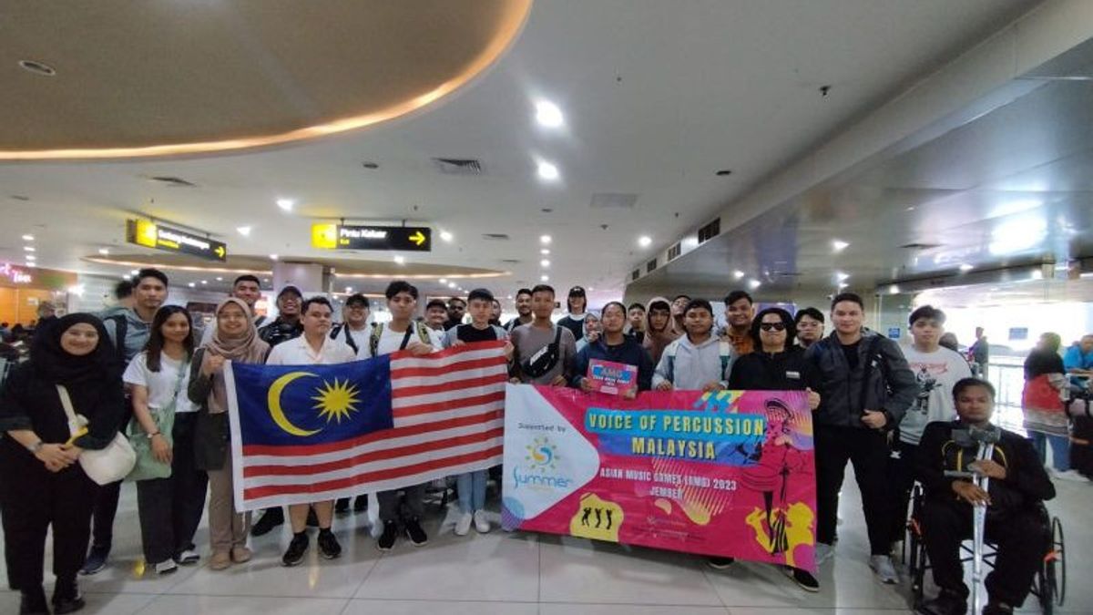 A Number Of Asian Music Games Participants Arrive In Jember