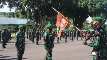 450 Prajurit TNI Yonif 144/Jaya Yudha Curup Ditugaskan Menjaga Perbatasan Indonesia - Malaysia