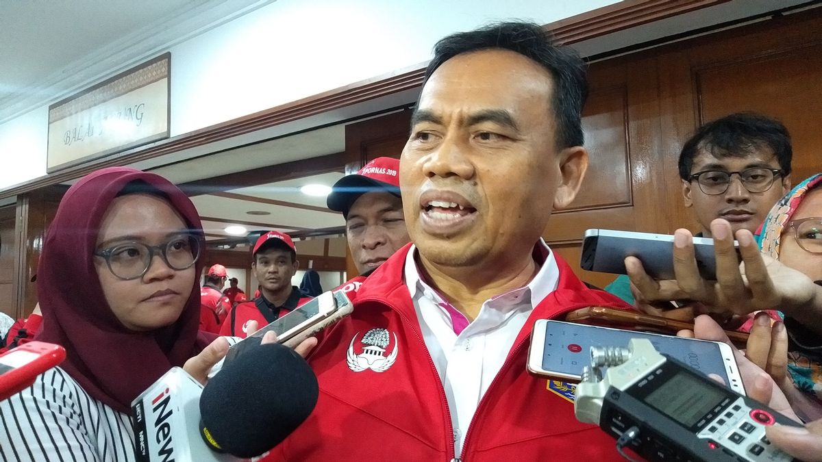Saefullah Is Nothing More Than A Drama Sweetener In Search Of Deputy Governor Anies
