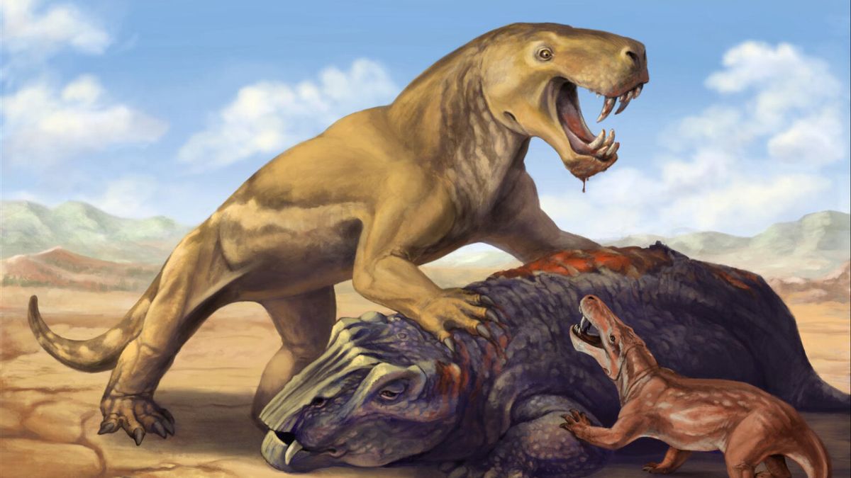 This Sharp-taring Predator Migrated 11,000 Km Amid Mass Extinction 252 Million Years AGO