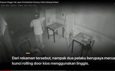 VIDEO: Trauma Hingga Tak Lapor Pembobolan Kiosnya, Polisi Datangi Korban