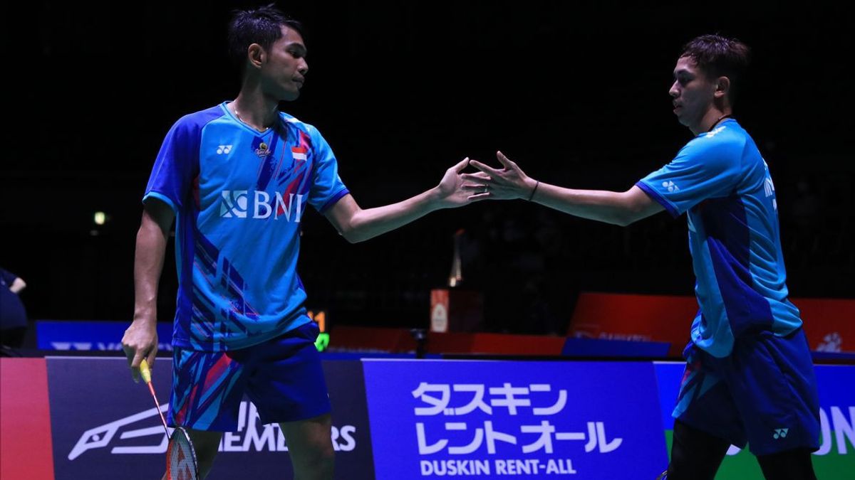 Defeat Representative Korea, Fajar/Rian Qualify for the Top Eight of Denmark Open 2022