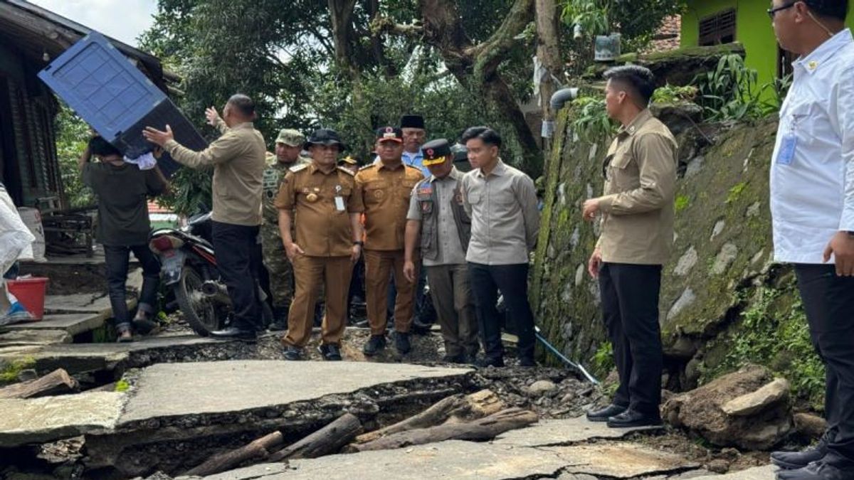 Wapres Gibran Minta Warga Tegal Terdampak Tanah Bergerak Tak Kembali ke Rumah
