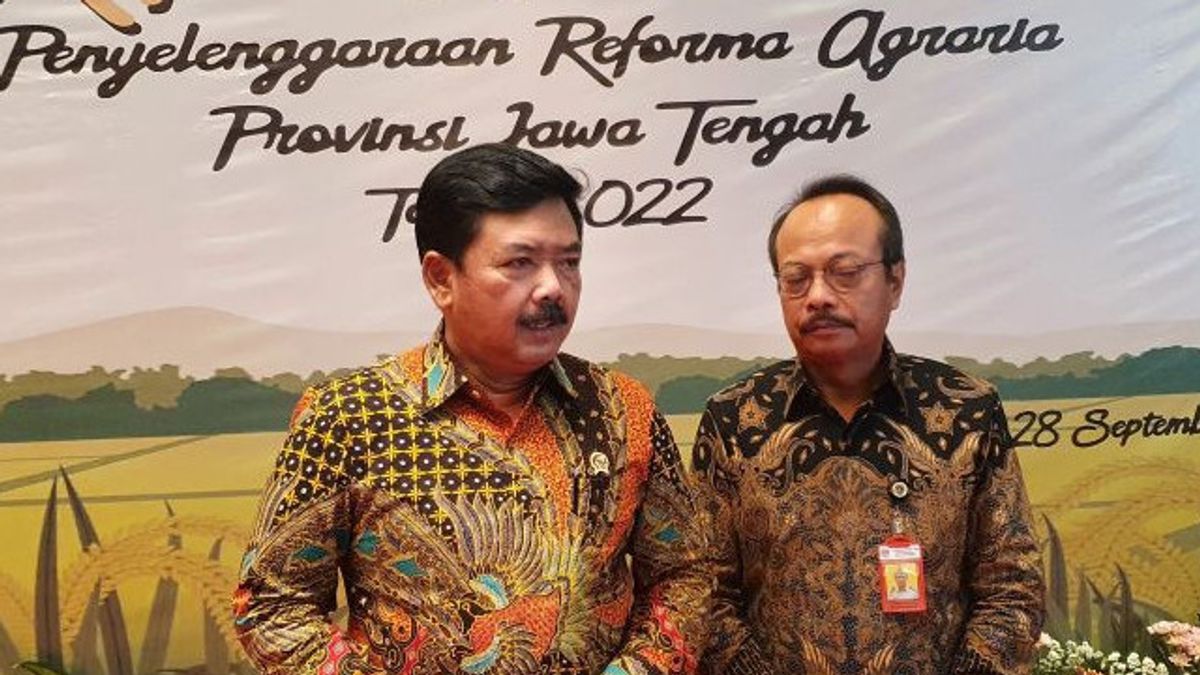 哈迪·查汉托部长要求中爪哇GTRA帮助居民获得土地法确定性