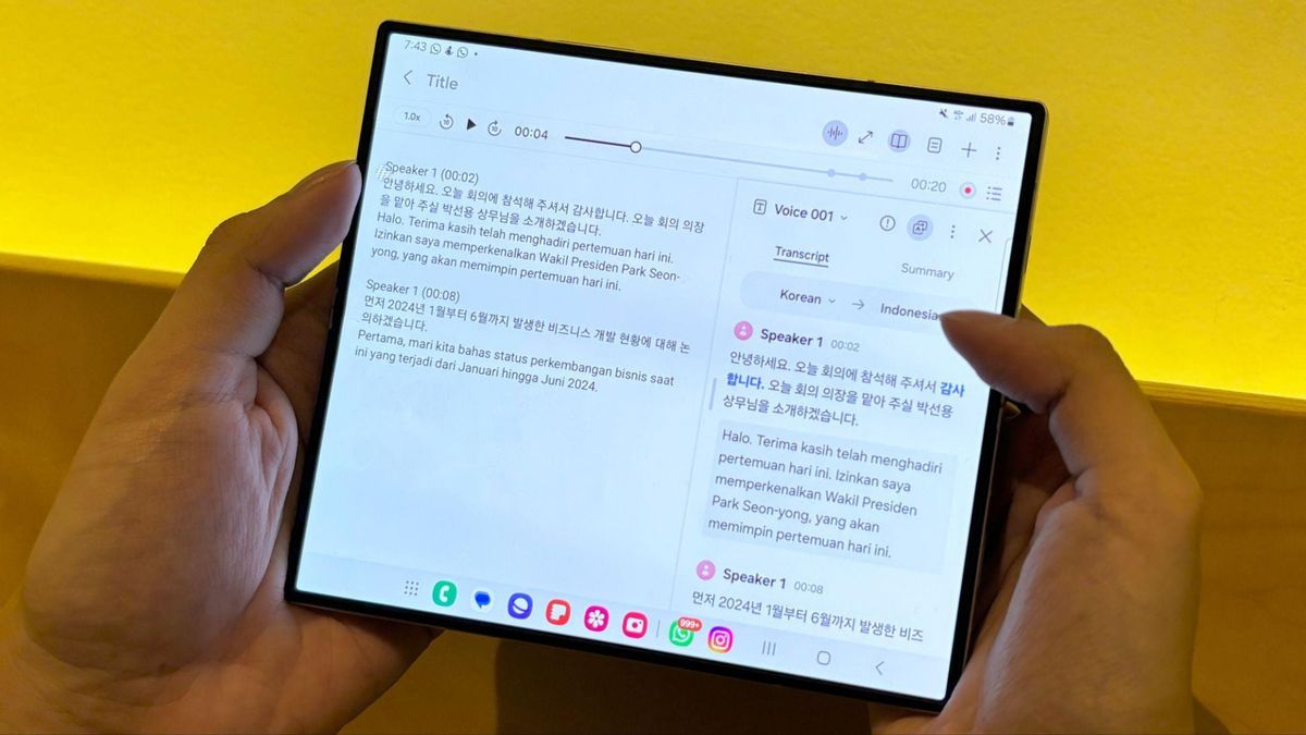 Le Galaxy Z Fold6 vient avec des fonctionnalités d’IA qui modifient la productivité quotidienne!