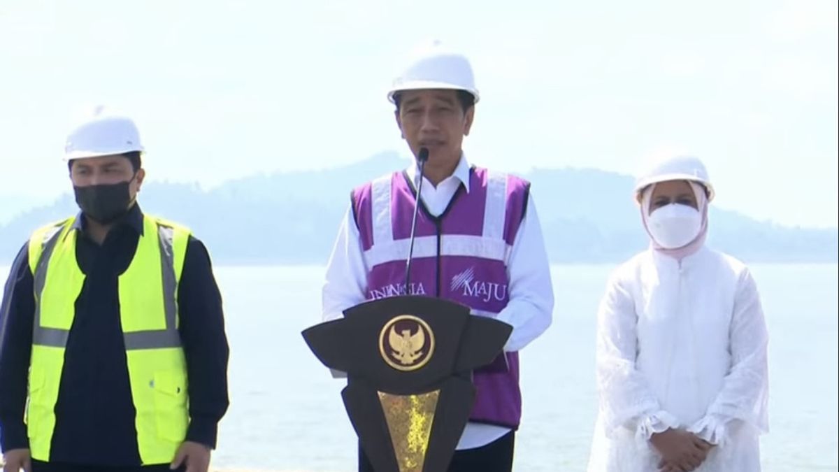 Costing IDR 2.9 Trillion, Jokowi Asks Pontianak Port Kijing Terminal To Strengthen Competitiveness And Connectivity