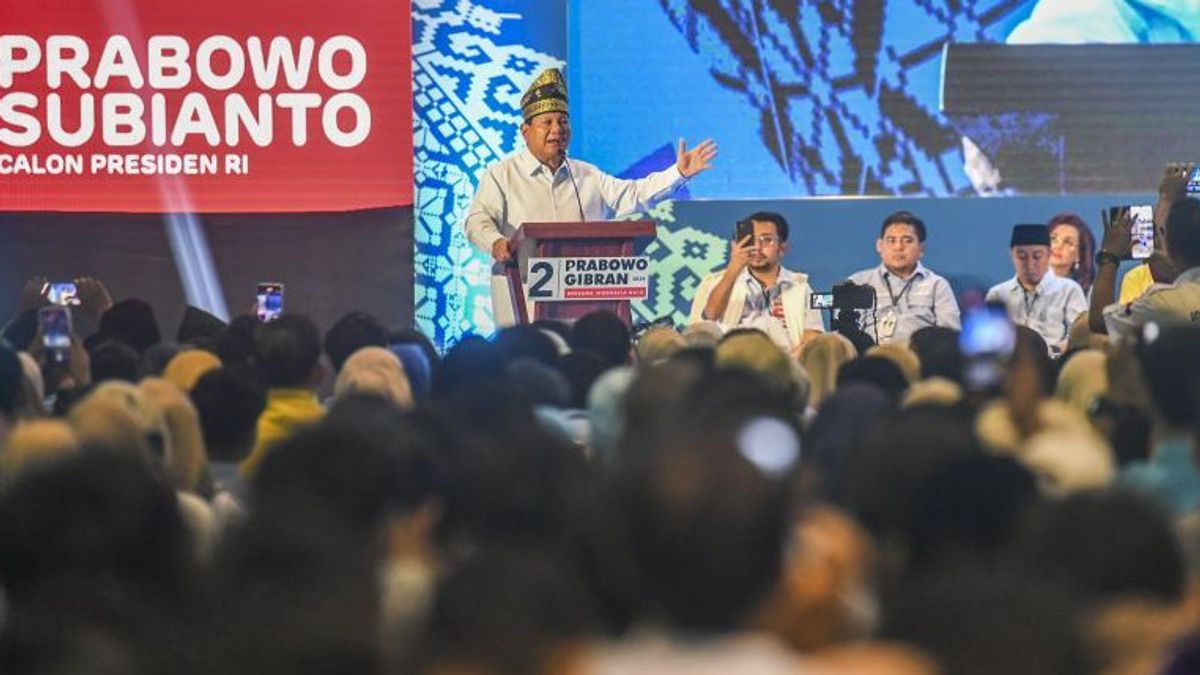 Prabowo: L'Indonésie devrait être dirigée par une personne polie et sage, ne pas être intelligente dans les bouches des autres dans le cœur
