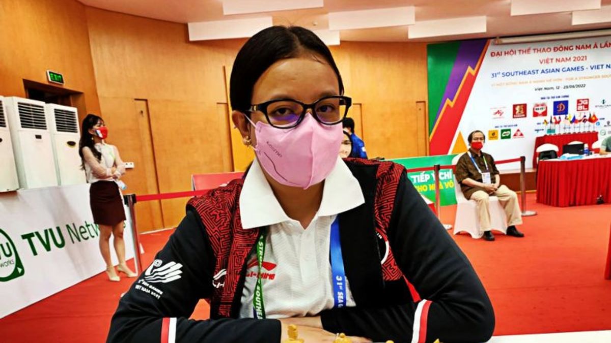 祝贺！标准国际象棋选手Putri Dewi Citra在2021年东南亚运动会上增加印度尼西亚黄金收藏