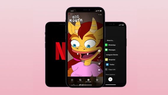 Netflix 朗斯快速笑功能， 它可以使有趣的视频剪辑像 Tiktok