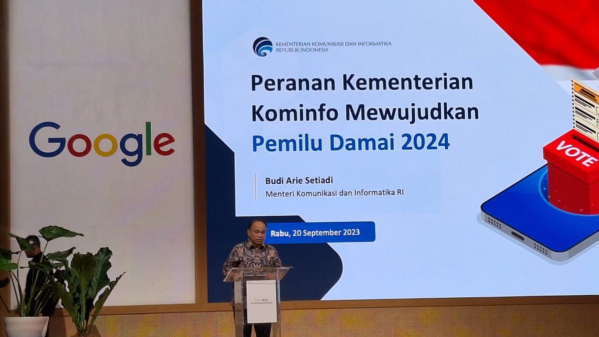 Encouraging The 2024 Peaceful Election, Kominfo Makes Efforts From Upstream To Downstream To Eradicate Hoaxes