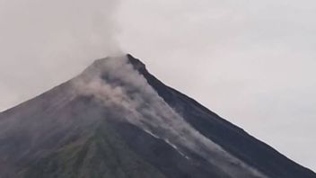 居民被要求遵守危害辐射,即使Karangetang Sulut山上的Lava雪崩已经下降