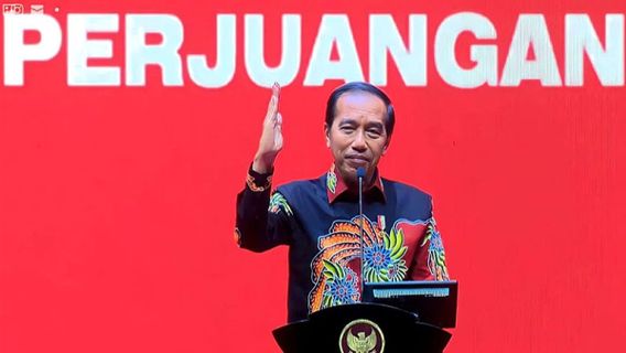 The First Term Of Party Officers To Jokowi