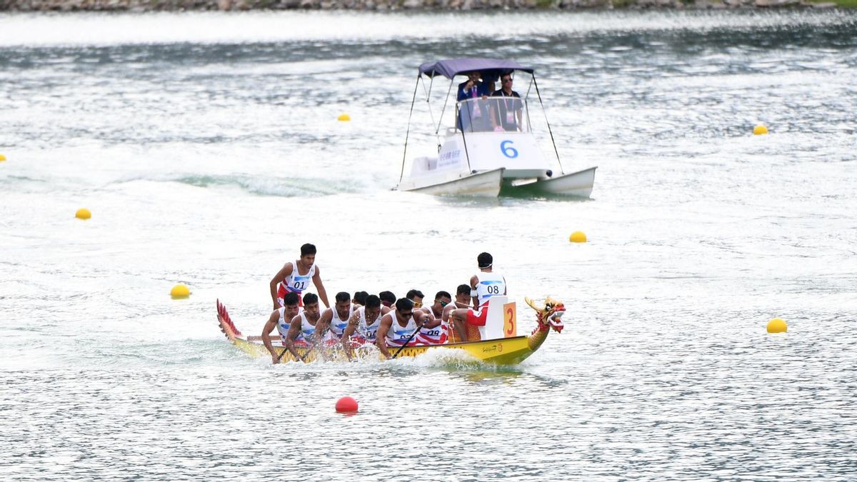 2023年亚运会:按目标,龙船获得1000米男子金牌