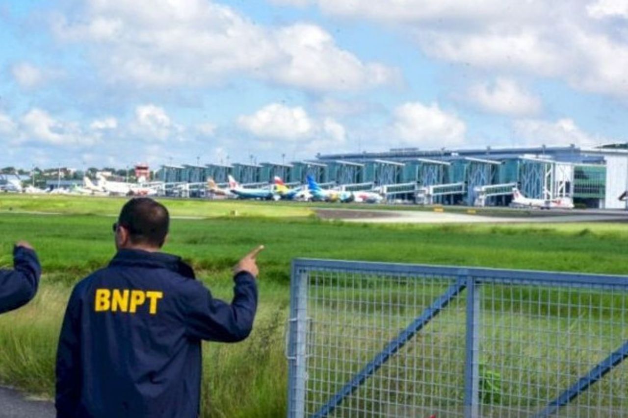 IKNでのインドネシア共和国記念日を2ヶ月前に、BNPTはセピンガン空港セキュリティシステムの強化を開始しました