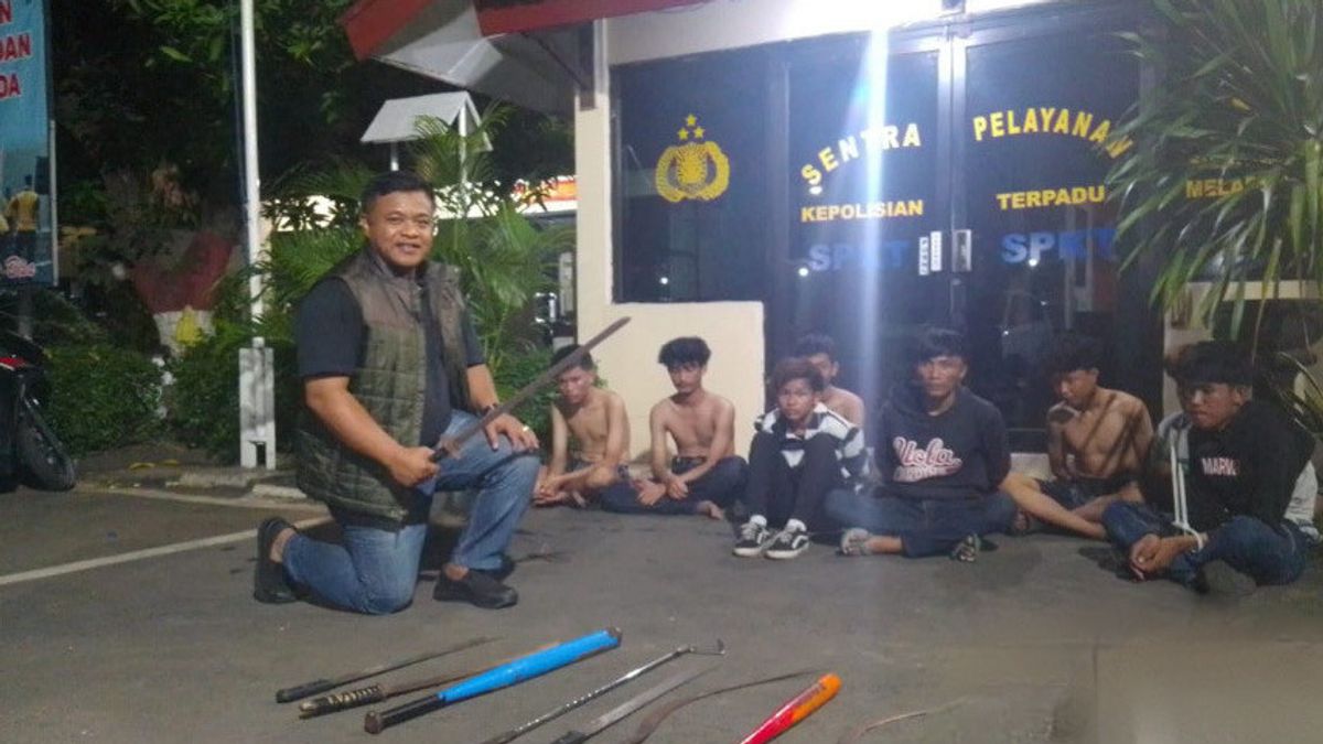 About To Do A Brawl, 12 Gangster Members Arrested By Police In Tangerang