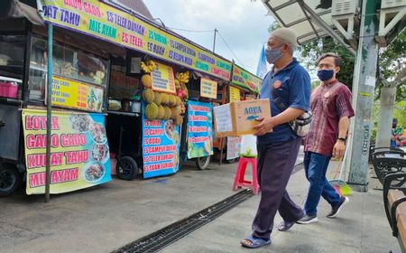 Solidaritas PKL Malioboro Yogyakarta Galang Dana untuk Korban Erupsi Semeru