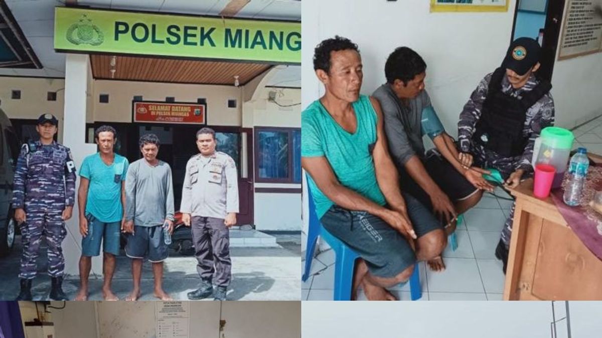 2 Fishermen On Morotai Island Who Were Reported Missing Were Assisted By 100 Liters Of Fuel