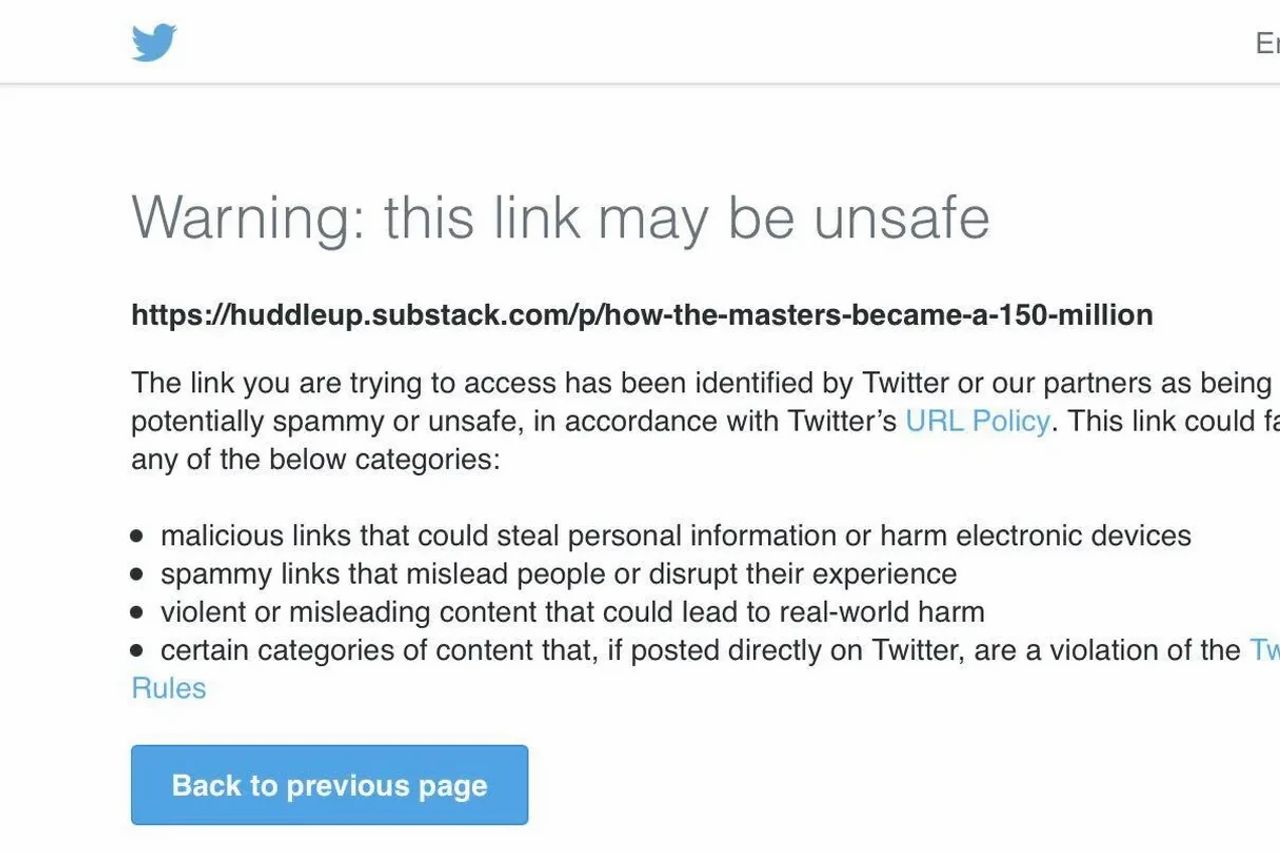 Twitter Users Can Retweet, Like Posts With Substack Links Again