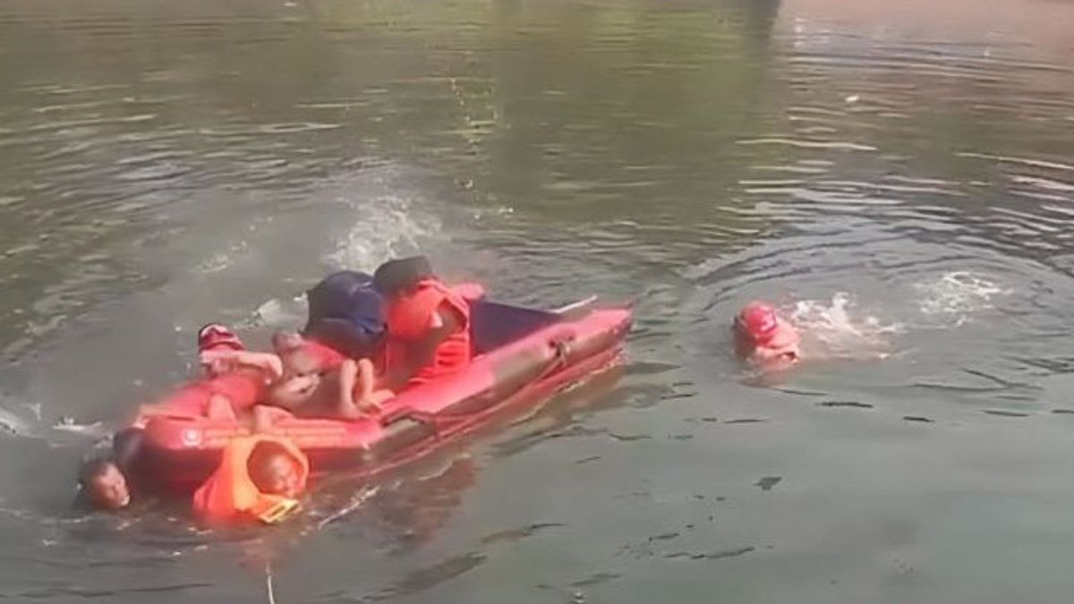 雅加达东部Duren Sawit Warga Buaran KBT 溺水身亡男孩