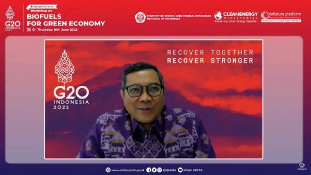 ESDM: Indonesia Dorong Pemanfaatan Biofuel Demi Capai Transisi Energi