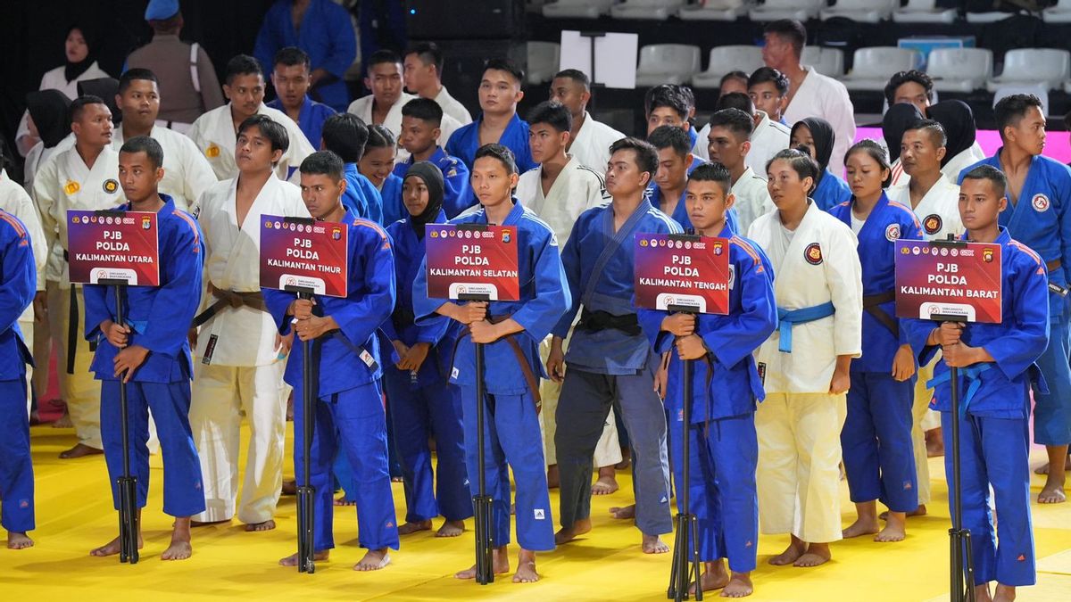 Polda Kaltara Send 21 Athletes To Join The National Championship Judo Kapolri Cup 2024