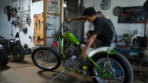 Bengkel Sepeda Motor Custom Sukoharjo Bangkit Lagi Setelah Ikut Lapak Ganjar