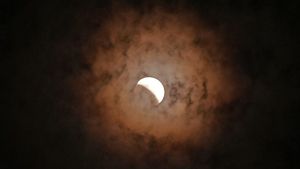 Melihat Keindahan Gerhana Bulan Total Merah Darah dari Beranda Rumah