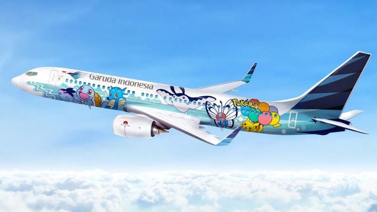 Il y a quelque chose de nouveau, Garuda Indonesia et The Pokémon Company introduisent le design stéréotype Pikachu Jet thématique