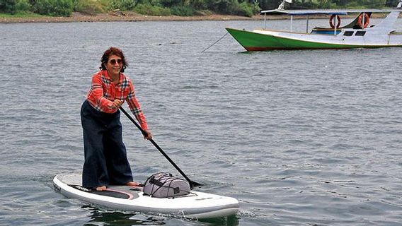 Susi Pudjiastuti Kesal to The Karang Stumpダイバー in Memory of Today, July 15, 2018