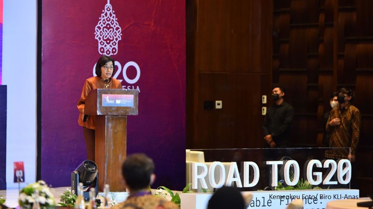 Rare Moment! An Intermezzo From Sri Mulyani At G20 Bali: Social Responsible Investment With The Acronym SRI, That's My Name