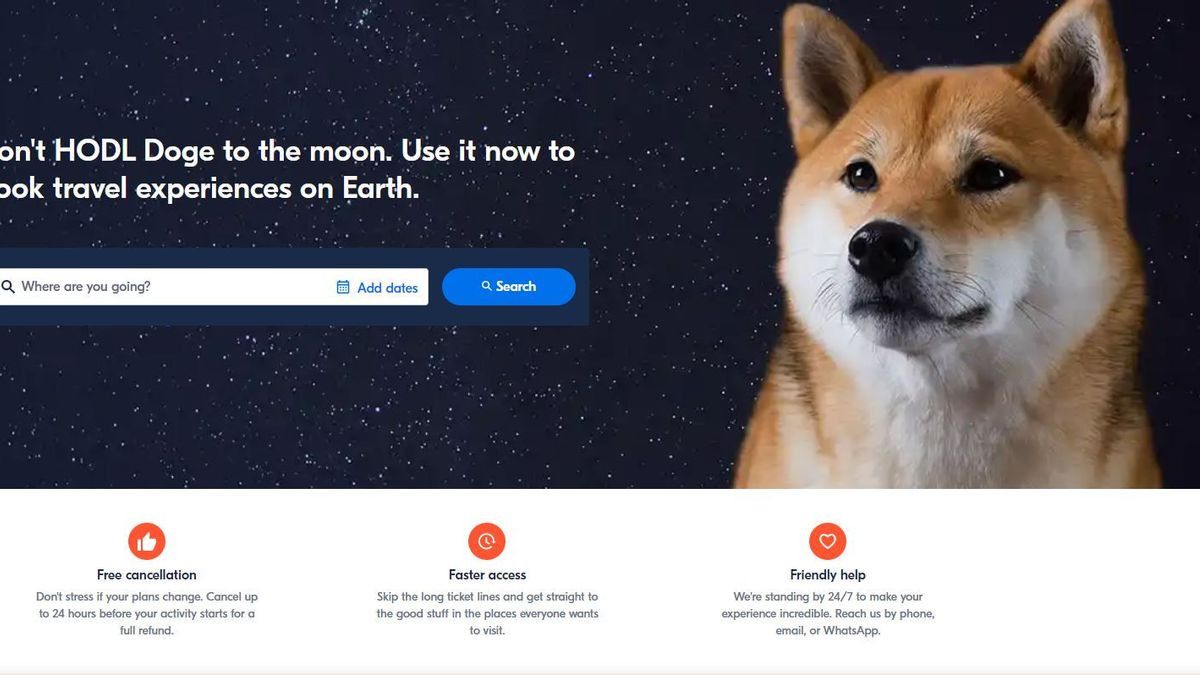 Berita Uang Kripto: GetYourGuide Buka Penawaran Wisata dengan Dogecoin