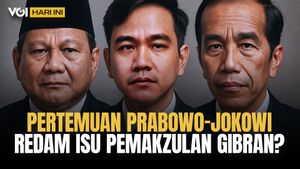 VOI Hari Ini: Prabowo dan Jokowi Bertemu Didampingi Gibran Saling Berhadapan, Bukti Keakraban