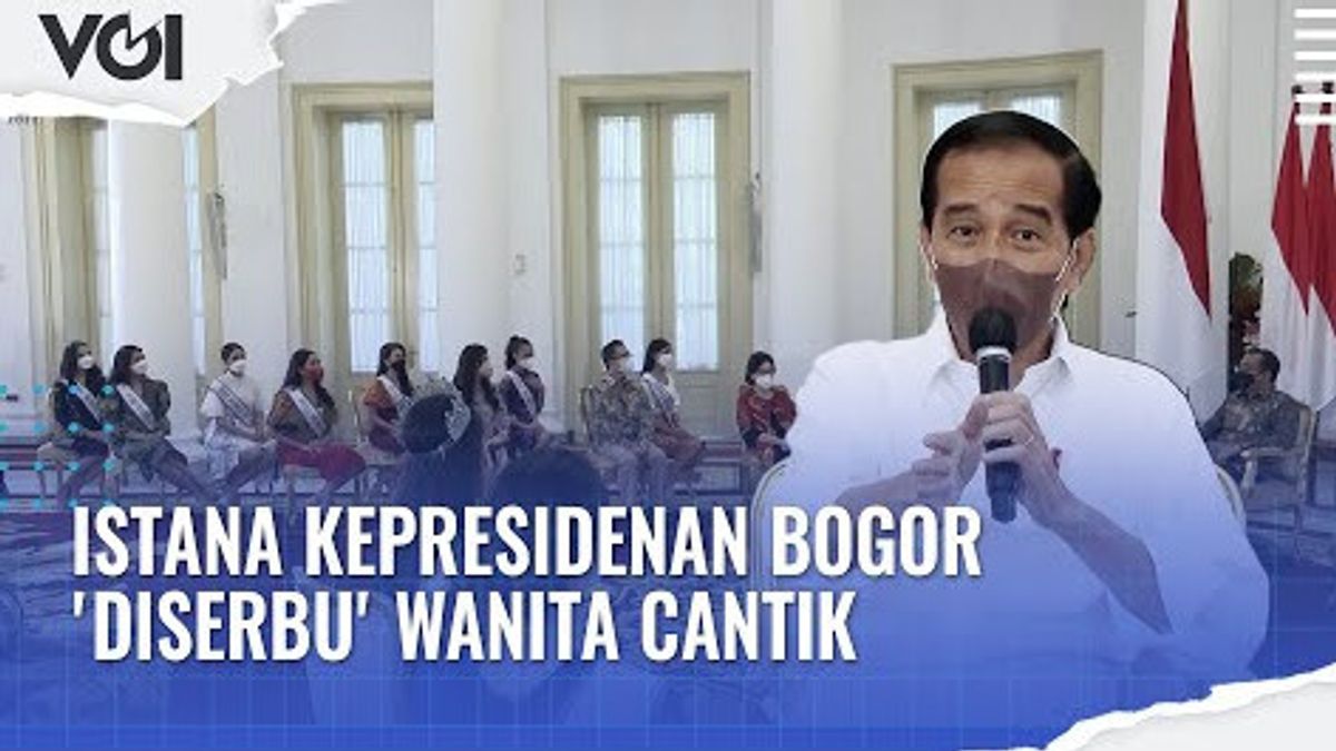 VIDEO: Istana Kepresidenan Bogor 'Diserbu' Wanita Cantik