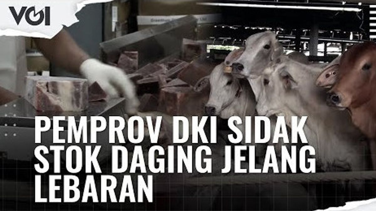 VIDEO: Jelang Lebaran, Pemprov DKI Sidak Stok Daging