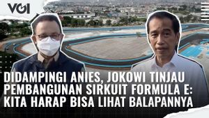 VIDEO: Momen Anies Baswedan Dampingi Jokowi Tinjau Pembangunan Sirkuit Formula E