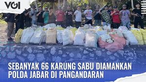 VIDEO: Sebanyak 66 Karung Sabu Diamankan Polda Jabar di Pangandaran
