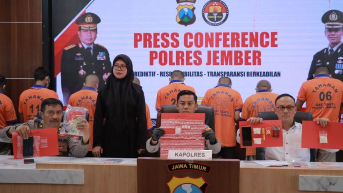 Police Have Arrested 4 Drug Dealers In Jember, Madura's Sindikat Network