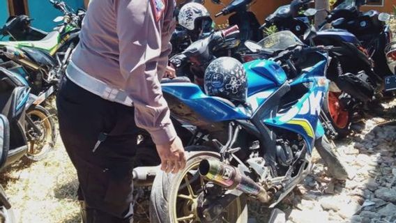 Awas, Motor Pakai Knalpot Brong Saat Kampanye Bisa Dipenjara