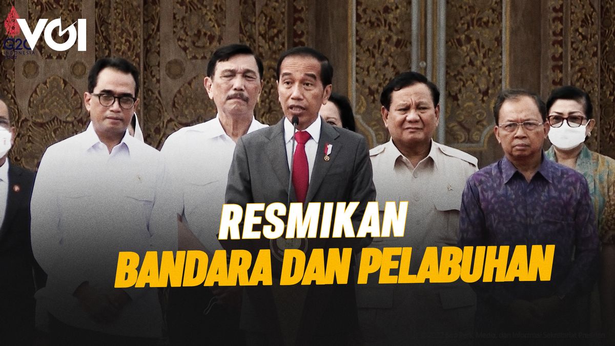 VIDEO: Jelang KTT G20, Presiden Jokowi Resmikan Gedung VVIP Bandara dan Tiga Pelabuhan di Bali