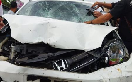 Tak Ada Korban Jiwa Ketika Honda Brio Tabrak 10 Motor di Bantul