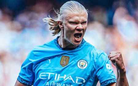 Erling Haaland Hattrick, Man City Hanya Butuh Empat Menit Hancurkan Ipswich