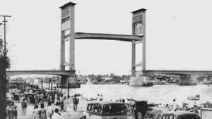 Pembangunan Jembatan Ampera Diresmikan oleh Presiden Soekarno dalam Sejarah Hari Ini, 10 April 1962