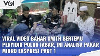 视频：病毒视频 Bahar Smith 会见西爪哇警方调查人员，这是微表情专家分析第 1 部分