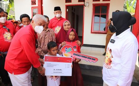 Kemensos Renovasi Rumah Kakak Beradik di Lombok Timur