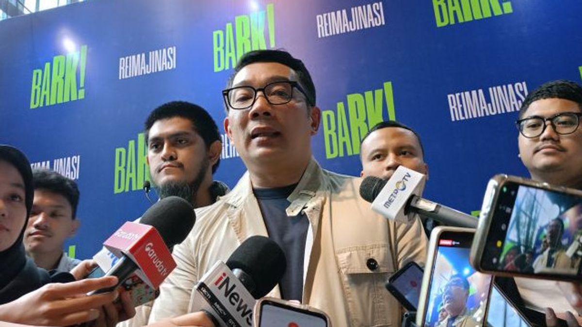 Disebut Tiru Desak Anies, Ini Alasan Ridwan Kamil Luncurkan Program "BARK"