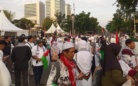 Polres Jakpus Kerahkan 1.309 Personel Gabungan Jaga Aksi Bela Palestina di Depan Kedubes AS